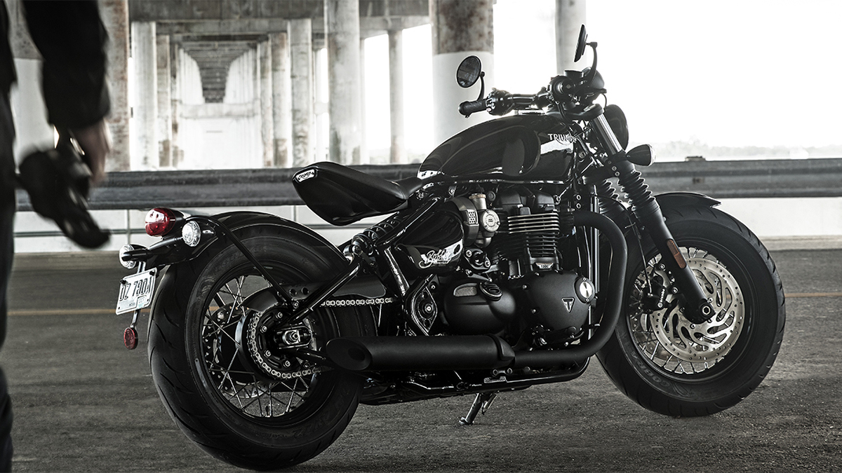 2018 Triumph Bonneville Bobber Black ABS